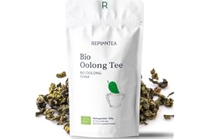 ‎REPLANTEA CUIDAMOS TU NATURALEZA REPLANTEA BIO Oolong Tee Lose 100g | Premium Tie Guan Yin Oolong | Halbfermentierter Tee | Blumig-Milder Geschmack & Verdauungsfördernd