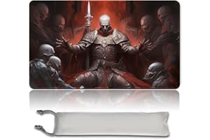 MPLR BOARD GAME Juego de mesa MTG Juego de alfombrillas + bolsa impermeable gratuita, bordes cosidos, superficie de goma suave, MTG PlayMat with Zone (No Zone, Art by Volkan Baga)