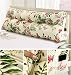 Produktbild Dreieckkissen Double Bedside Kissen Soft Bag Dreieckige große Rückenlehne Bett Sofa Lange Kissen kann abnehmbare Wäsche Taille Kissen Taille Taillenkissen ( Farbe : A1 , größe : 60 )