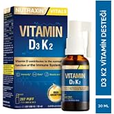 Nutraxin Vitamin D3 K2 Sprey, 30 ML