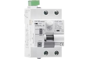 GEYA Disjoncteur à réenclenchement automatique 6KA ELCB Disjoncteur à réenclenchement RCCB à réenclenchement automatique RCD Type AC (Réenclencheur AC220V+RCCB 2P-40A-30mA)