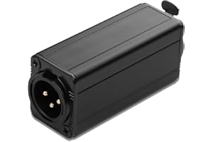 CERRXIAN XLR izolator szumów z pętlą uziemienia, pasywny wtyk XLR na transformator izolacyjny gniazda, redukcja szumów eliminuje szumy w pętli ziemnej, do użytku w studio, w domu lub