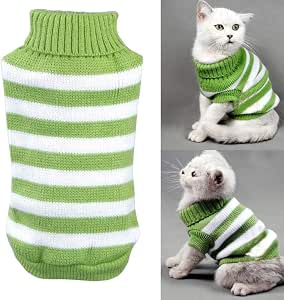 Maglione per gatti, maglione invernale, elastico e comodo per piccoli gatti,  cani, chihuahua, carlini : Amazon.it: Prodotti per animali domestici
