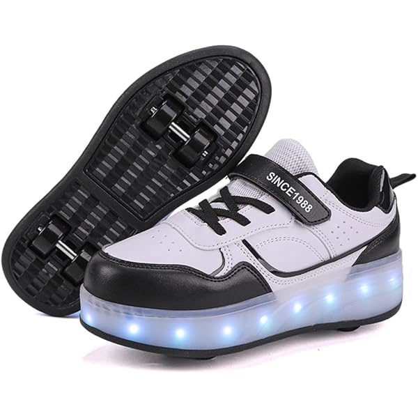 Kmrlofiy Scarpe Con Rotelle Per Ragazze Ragazzi Scarpe Da