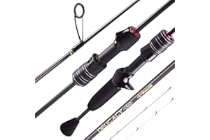 Mavllos Delicacy 1.8m 0.6-8g UL Angelrute Baitcast Spinnrute Ultraleichte Kohlefaser Hohl + Solide 2 Spitzen