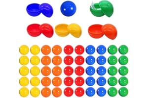 JOZMMZEOOA 50 Piezas Bingo Pelotas 5 Colores Loteria Bolas 3CM Desmontable Rifa Bolas Colores Juegos Bingo Plástico Bola Lotería Hueca,para Rellenar Regalos Fiesta Juego Bingo