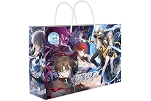 MAYDEE 18 Cadeaux périphériques Honkai: Star Rail, Pack cadeau Honkai: Star Rail sac animé porte-bonheur Affiche de carte postale de la collection Honkai Star Rail