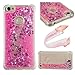 Produktbild Xiaomi Redmi Note 5A Hülle Flüssig,Xiaomi Redmi Note 5A Hülle Glitzer, LuckyW TPU Silikon Herz Stern Handyhülle für Xiaomi Redmi Note 5A 3D Bling Glitter Glitzer Flowing Fließend Liquid Flüssig Shinny Moving Star Floating Trend Schwimmend Treibend Stern Quicksand Sparkle Crystal Kristall Tasche Flexible Kratzer Stoßfest Scratch-Resistant Shockproof Etui Bumper Case Cover - Rosa Herz