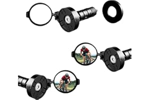 CHENBOOW Espejos de Bicicleta,2 Piezas Espejo Retrovisor Bicicleta,360° Adjustable Espejos Retrovisores Manillar,Retrovisores de Bicicleta,para Manillar de 14.8-20 mm
