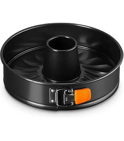 Städter Springform EMAILLE ø 26 Cm – Schwarze Backform Mit Flach- & Rohrboden, Kratzfest & Antihaftbeschichtet