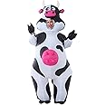 NBSAIRMO Inflatable Cow Costume for Adult, Inflatable Costume Adult, Funny Cow Adults Costumes, Blow up Cow Costume for Halloween Costumes Cosplay Party, Adult Size