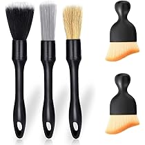 Set Spazzole Pulizia Auto 5 Pezzi - Per Bocchette Aria, Cruscotto E Interni, 4 Stili Diversi - Foto 11