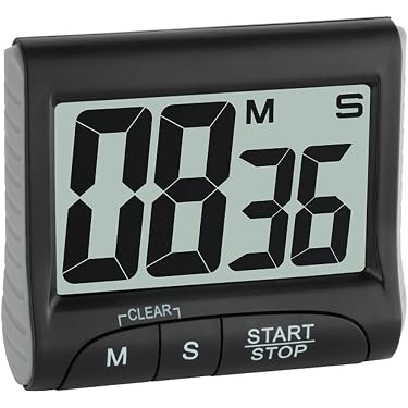 Simpatico timer da cucina meccanico con conto alla rovescia, colore