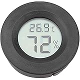 Zerodis Mini Digitales LCD Thermometer Hygrometer für Haustiere, elektronisch, Luftfeuchtigkeit Temperaturmessgerät Thermo Hy