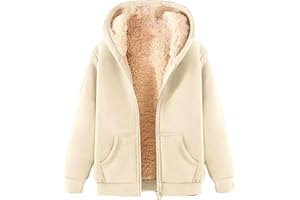 DUHGBNE Piumino Donna Invernale con Cappuccio Cotton Tinta Unita a Maniche Lunghe Corto Calda con Zip e Tasca Cappotti Elegante Outdoor Giacca Casual Cappotto Cappuccio