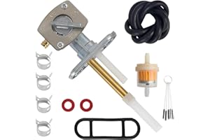Qiuwanzia Fuel Petcock Valve for Kawasaki KLF220 300 400 Bayou ATV 1988-2005 Gas Tank KLF220 KLF250 KLF300 KLF400 for Yamaha TTR90 TTR125 TTR225 TTR230 TTR250 for Suzuki DRZ400 FZR600 LT80