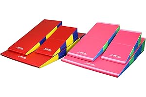 Tumbl Trak Folding Incline - Tumbling Gymnastics Cheese Mat - 3 Sizes and Colors