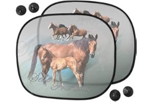 Pets-easy Pare Soleil Cheval Voiture de Poulain Selle français