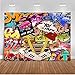 Produktbild Mehofoto 90er Jahre Hintergrund 7x5ft Hip Hop Geburtstag Party Dekoration Banner Foto Kulissen Graffiti-Wand Fotografie Hintergrund