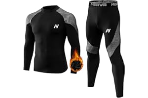 MEETWEE Zestawy termiczne męskie Mężczyźni Men Thermal Underwear Set (1 w zestawie)