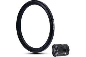 Step-Down ring filteradapter i metall – 67 mm till 58 mm – metallring Step-down-adapter för filter, kompatibel med alla 58 mm UV, CPL, ND-filter, objektivskydd, gängade objektiv etc