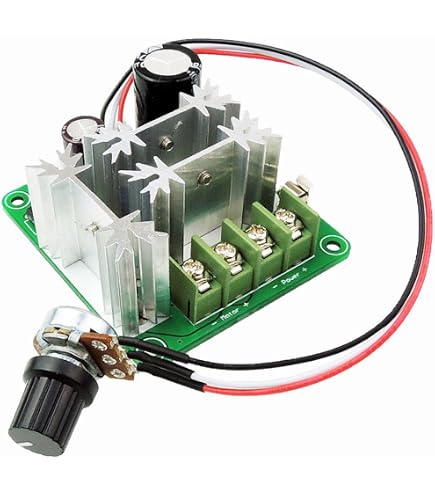 4Pcs DC Motor Speed Controller – 12V-40V 10A PWM Regulator Switch For Fans, Motors, LED Dimming (13KHz) - View #2