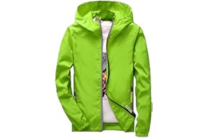 ZYPAINIY Chaqueta Impermeable Hombre con Capucha Detalles Reflectantes - Cortavientos Hombre Resistente Ligero Deporte Running Plegable - Poncho Chaqueta Lluvia Nieve Hombre Impermeable