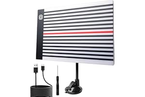 GOMETY Licht für lackfreie Dellenreparatur, Dellen Reparatur Licht Brett LED mit Verstellbare Halterung, USB Karosseriestreifen-Prüflampe und LED-Reflektorboard Paintless Body Repair Kit für Auto