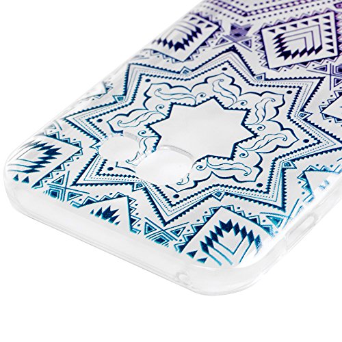 Badalink für Samsung Galaxy A5 (2017) Hülle Schutzhülle Bunt Silikon Weicherem Gummi Bumper für Samsung Galaxy A5 A520F – Fünfzackigen Stern Style Cover Handyhülle Schale TPU - 5