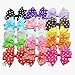 Losuya® 15pcs Children Headdress Ornaments, Little Rib Ribbon Bow Hairpins, Beak Clip, Children Headwear
