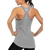 Ghassy Co. Kadın Racerback Sırt A&ccedil;ık Yarı Fileli Antrenman Yoga Koşu Spor Atlet Tank Tops 1780