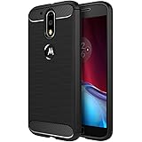Simpeak Case Compatible with Moto G4 /G4 Plus, Black Premium Rugged Protector Back Case cover Replacement for Moto G4 Plus, B