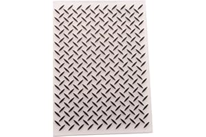 arriettycraft Steel Plaid Background Plastic Embossing Folder for Scrapbook DIY Album Card Tool Plastic Template Folders