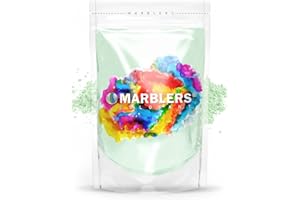 MARBLERS Mica Powder Colourant [Mint] 3oz (85g) | Cosmetic Grade | Epoxy Resin Pigment | Dye | Non-Toxic, Vegan, Cruelty-Free | Nail Art | Slime, Bath Bomb, Candle & Soap Making