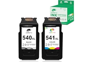 COLORETTO 540 541 XL Cartucce d'inchiostro per Canon PG-540XL CL-541XL Compatibile con TS5150 MG3650 MG4100 MX395 MX475 TS5151 MG4250 MG2150 MG3200 MX375 MX455 MX525 MG3500 MX535 MG3250 MX435 MG2250