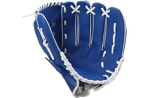 Basebollhandskar, 10,5/11,5/12,5 tum utomhussport basebollhandske för barn, tonåringar, vuxna, vänster hand, basebollövningshandskar