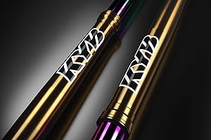 CMR DESIGN CO Pegatinas de Horquilla de Enduro Crystal Motocross compatibles para KYB Black (04)