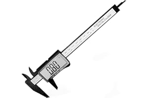 Digital Caliper, RISEMART 6 Inch/150 mm Vernier Caliper with Extra Large LCD Display for Outdoor, Indoor and Depth Measurement, Electronic Micrometer Caliper for Household and Industrial Measurement