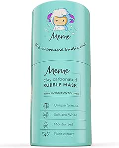 MeMe Carbonated Bubble Clay Mask 4oz. - Korean Face Skin care
