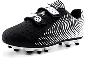 AQTDUAJ Fußballschuhe Jungen Fussballschuhe Kinder Mädchen Low Top Soccer Trainingsschuhe Turnschuhe Outdoor rutschfest Trainingsschuhe Unisex 28-37