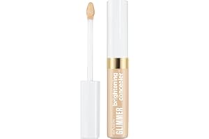 Revlon Glimmer Brightening Concealer anti-mörka ringar Illuminator 125 9 ml | Lätttäckande concealer, C-vitamin, koffein och steviosid, utan överföring, håller 24 timmar