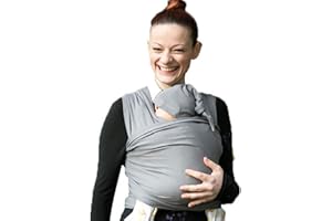 Fascia elastica portabebè Neko Slings grigio
