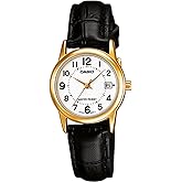 Casio LTP-V002GL-7BUDF Standart Kadın Kol Saati , Siyah