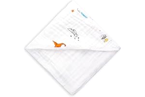 Hivia Asciugamano Neonato 6 Strati Mussole Accappatoio Neonato con Cappuccio 90 x 90CM Asciugamani da Bagno per Regalo Battesimo Bimbo Dinosauro