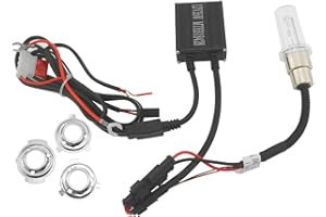 Heinmo Kit de phares HID pour moto 35 W H6M H4 BA20D bi-xénon Hi/Lo (4300 K)