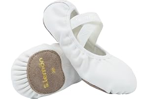 s.lemon Ballettschuhe,Elastische Leinen Geteilte Sohle Ballettschläppchen Ballet Schuhe Ballettschuhe für Kinder & Erwachsene
