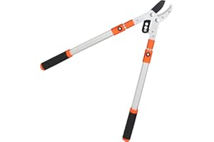 Kurtzy Tijeras de Podar Telescópicas Resistentes 67 – 100 cm - Podadora de Altura Extensible Árbol Jardín y Ramas - Tijera de Podar Profesional Afiladas para Ramas Gruesas