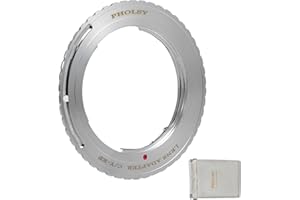 PHOLSY Anello Adattatore per Lenti Messa a Fuoco Manuale Compatibile con Obiettivi Contax/Yashica CY Mount e Canon EOS EF-Mount Corpo Fotocamera, Contax su EOS, Contax su EF