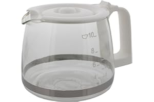 SCANPART Codiac 340085 Verseuse de Remplacement pour Seb Cafecity REF 89 67 02 Verre Blanc