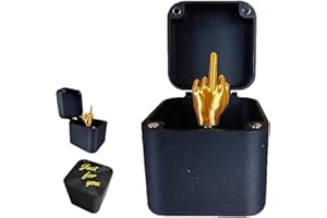 ZPLASK Middle Finger in a Box, Middle Finger Box, Funny Pop Up Surprise Middle Finger Gift Box for Office Desk Decor Home Decor, Prank Finger in a Box for Halloween Surprise Prank Pop up Gift